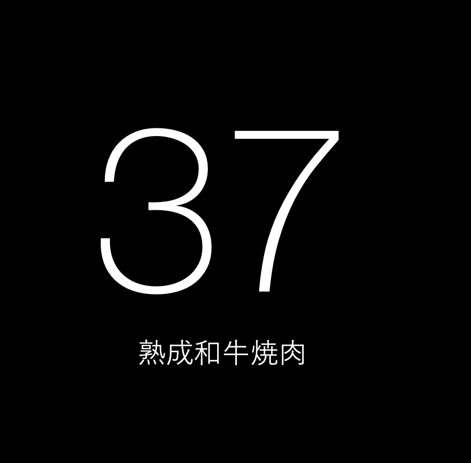 熟成和牛焼肉37